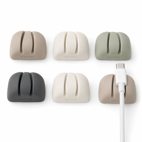 qevrinio Cable Clips Set main product image on white background
