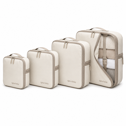 qevrinio Compression Packing Cubes main product image on white background