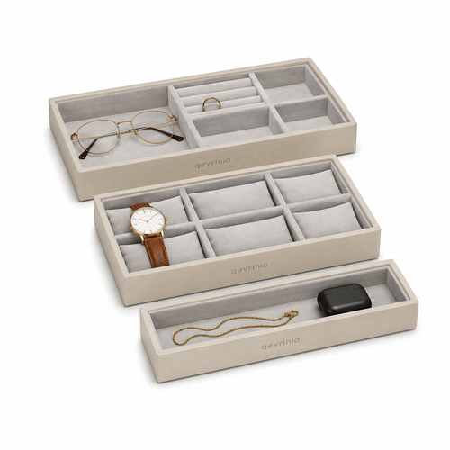 qevrinio Modular Accessory Trays main product image on white background