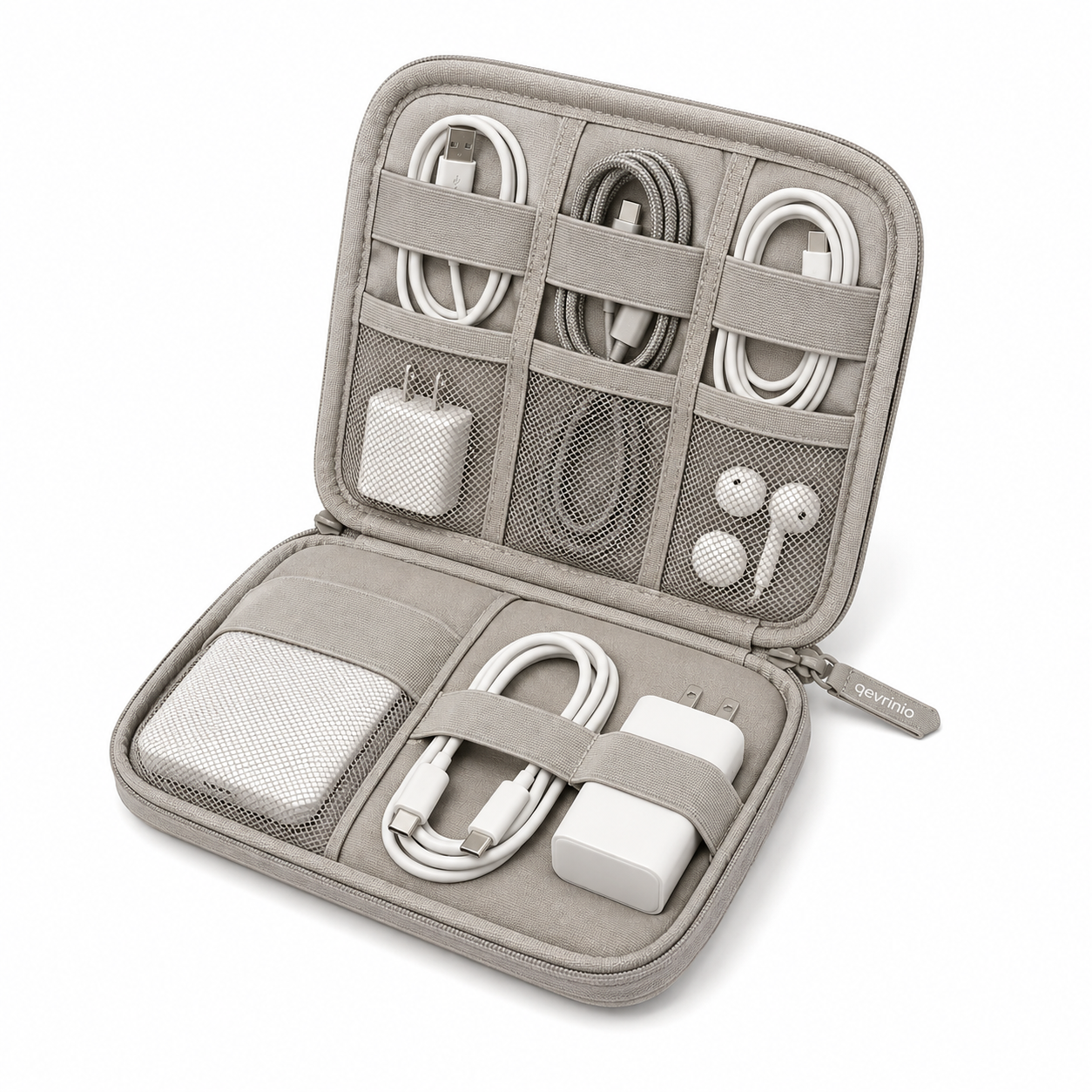 qevrinio Tech Organizer Pouch main product image on white background